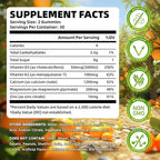 Calcium Citrate Gummies 1200 mg with Vitamin D3, K2, Magnesium, Zinc, Bone Support for Bones, Muscles & Joints,Immunity & Memory Support, 60 Count