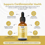 Bella All Natural Vitamin D3 K2 Liquid Drops 5000 IU (Unflavored) - Omega 3 with MCT Oil - Liquid Vitamin D Drops for Adults - This D3 K2 Drops Help Support Heart, Bone & Immune Health