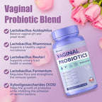 Vaginal Probiotics for Women Female,Promotes Ph Balance,Healthy Vaginal Odor & Flora,Urinary Tract Health with Prebiotics & Lactobacillus Probiotic Blend 30 Billion CFU,60 Capsules