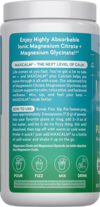 Natural Vitality Calm, Magnesium Citrate & Calcium Supplement, Drink Mix Powder Supports a Healthy Response to Stress, Gluten Free, Vegan, & Non-GMO, Original, 16 oz