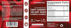Vitamatic Tart Cherry 360mg & Celery Seed 30mg Gummies – Botanical Herbal Supplement – Vegan, Non-GMO, Gluten Free – 60 Gummies – Concentrated Plant Extract - 2 Pack