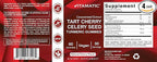 Vitamatic Tart Cherry 360mg & Celery Seed 30mg Gummies – Botanical Herbal Supplement – Vegan, Non-GMO, Gluten Free – 60 Gummies – Concentrated Plant Extract - 2 Pack