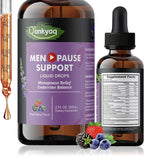 Q'ankyaq Menopause Support Liquid Drops with Ashwagandha, Red Clover, Black Cohosh, Chasteberry - Hot Flashes, Hormone Balance, Mood & Energy, Metabolism, 2 Fl Oz
