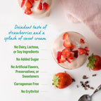 Orgain Organic Vegan Protein Powder, Strawberries & Cream - 21g Plant Based Protein, 4g Prebiotic Fiber, Low Net Carb, No Lactose Ingredients, No Added Sugar, Non-GMO, For Shakes & Smoothies, 2.03 lb