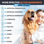 Glucosamine for Dogs -1000mg- Senior Dog Joint Supplement -Advanced Hip & Joint Support Chews w/Glucosamine, Chondroitin, MSM, Turmeric & Omega 3 for Pain & Inflammation Relief, Improved Mobility