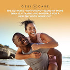 GeriCare One-Daily Multivitamins with Minerals for Men & Women (200 Tablets) High-Potency Multi-Vitamin & Multimineral Dietary Supplement for Immunity, Energy| Complete Daily Nutritional Support