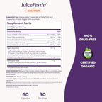 Natrol JuiceFestiv, Vitamins and Supplements for Nutrition & Well-Being, Antioxidants for Cellular Health, 60 Capsules (2-Count), Up to a 30 Day Supply