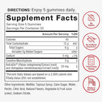 Force Factor Creatine Monohydrate Gummies, 5g Dose for Men & Women to Support Muscle, Strength, Recovery, Cognitive Health & Memory, Assorted Fruit Flavors, 150 Gummies, (Pack of 2)