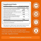 CoQ10 600 mg Softgels – Ubiquinol Coq 10 High Absorption Coenzyme Q10 & CoQ-10 Supplement for Energy, Heart & Antioxidant Support, 120 Count