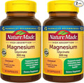 Nature Made High Absorption Magnesium Glycinate 300mg per 3 Capsules, Mg-Supplement for Muscle, Heart, Nerve and Bone Support, 90 Mg Bisglycinate Capsules, 30 Day Supply,(Pack of 2)