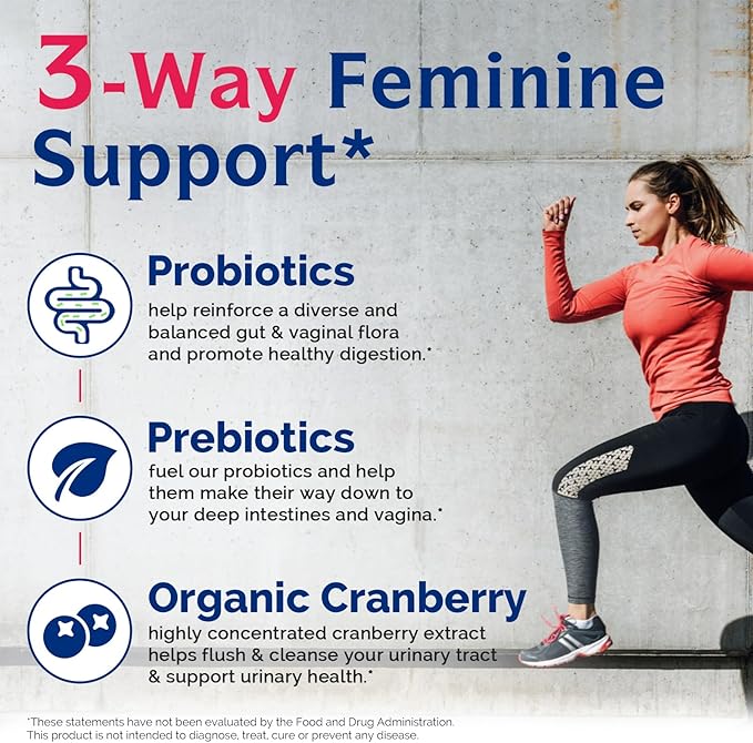 Innate Vitality Probiotics for Women, 50 Billion CFUs, 17 Proven Strains, 60 Veggie Caps, Formulated with Prebiotics and Cranberry Extract,Non-GMO, Supports Vaginal, Digestive and Immune Health