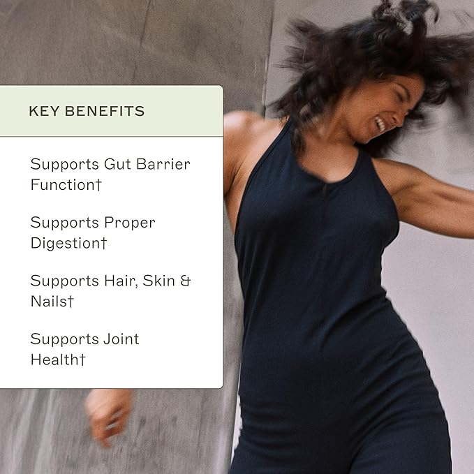 Amy Myers MD Collagen Protein - Hydrolyzed Beef Collagen for Healthy Hair & Nails - Protein Supplement to Support Joint & Bone Health - Non-GMO & Paleo Gut Support - 456 g, Unflavored (38 Servings)