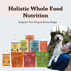 Natural Dog Company Wild Alaskan Salmon Oil Formula with Omega 3, Fish Oil for Dogs Supplement, Skin & Coat Dog Oil, Itchy Relief, Immune Support for Joints & Heart, Liquid Food Topper, 32 oz