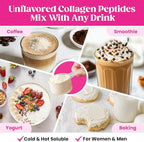 Venture Pal Multi Collagen Powder Type I, II, III, V, X – Hydrolyzed Collagen Peptides MSM, GC, Hyaluronic Acid Vitamin C | Collagen Supplement for Women | Joint, Hair, Skin & Nail Support | Non-GMO