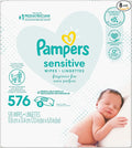 pampers sensitive baby wipes 576 ct OLD