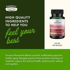 Swanson Resveratrol - Higher Potency 250 Milligrams 30 Capsules(1 Pack)