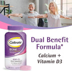 Caltrate 600+D3 Plus Minerals Calcium and Vitamin D Supplement Tablets, Bone Health and Mineral Supplement for Adults - 60 Count