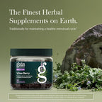 Gaia Herbs Vitex Berry - Vitex Traditionally Used to Support Hormone Balance for Women & a Healthy Menstrual Cycle* - 180 Vegan Liquid Phyto-Caps (90 Servings)