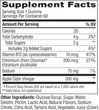 OLLY Metabolism Gummy Rings, Metabolism and Cellular Energy Chewable Supplement,* Apple Cider Vinegar, Vitamin B12, Chromium Picolinate, Apple Flavored, 60 Day Supply - 60 Count