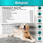 Glucosamine for Dogs - 30,000 mg per Pack - w/ Omega-3 Fish Oil, Chondroitin, MSM - Dog Glucosamine Chews - Hip and Joint Supplement for Mobility, Cartilage Health - Ideal for Senior Dogs - 120 Treats