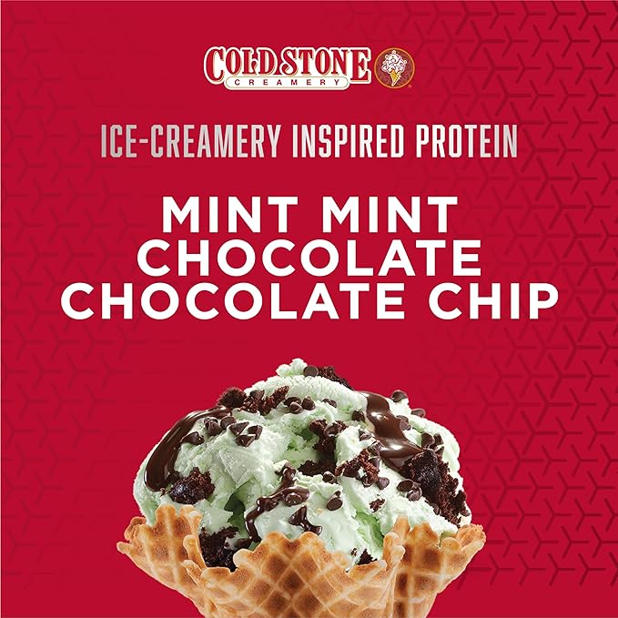 BSN Syntha-6 Whey Protein Powder, Cold Stone Creamery- Mint Mint Chocolate Chocolate Chip Flavor, Micellar Casein, Milk Protein Isolate Powder, 25 Servings