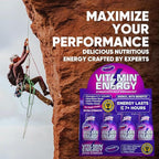 Vitamin Energy Focus+ Extra Strength Energy Shot Berry 12 Pack, 260mg Natural Caffeine, B-Vitamins, CoQ10, Amino Acids, Focus, Productivity & Clarity, Zero Sugar, Gluten-Free, 1.93 fl oz