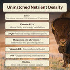 MK Supplements American Beast | Bison Liver & Heart Capsules | ~49x More CoQ10 Than Beef Liver | Regeneratively Raised Bison | 150 Capsules