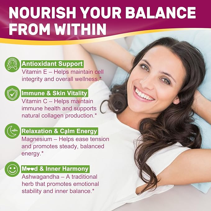 Inositol Gummies for Women + Chasteberry, Myo-Inositol & D-Chiro Inositol 2000mg + 50mg Ideal 40:1 Ratio with Methylated B12 & Folate, Choline, Magnesium,Vitamin D3 for Overall Health,Sugar Free,60Cts