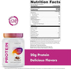 FoxyFit Protein for Her, Double Chocolate Whey Protein Powder with CLA and Biotin for a Healthy Glow (1.85 lbs)