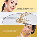 Collagen Serum For Face with 24k Gold - Dermatologist Tested - Anti Aging, Ultra Hydrating, Fine Lines & Wrinkle Treatment - Clean Beauty Korean Skin Care for All Skin Types - 1.69oz