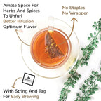 BREWIX, Rooibos Chai Tea Bags (25 Pyramid Tea Bags) Caffeine-Free, Herbal Tea, South African Red Tea | Rooibos, Cardamom, Cinnamon, Black Pepper, Nutmeg, Ginger & Clove