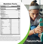 NaturesPlus SPIRU-TEIN, Chocolate - 3.7 lbs - Plant-Based Protein Shake - Non-GMO, Vegetarian, Gluten Free - 60 Servings