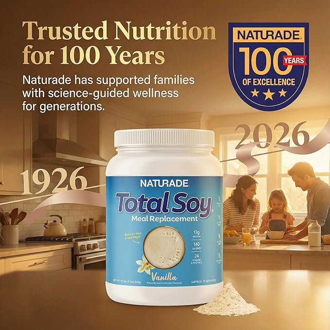 Naturade Total Soy, Weight Loss Shake, Vanilla, 1.2 lb (540 g)