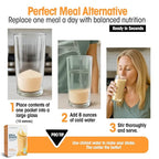 WonderSlim Meal Replacement Shake, Orange Creamsicle, 15g Protein, 25 Vitamins & Minerals, Gluten Free, Low Carb (7ct)