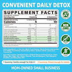 Zeolite Dêtõx for Kids & Adults, Sugar Free Kids Tõxin Dêtõx Gummies w/ Chlorella, Spirulina, Minerals, Choline - Gentle Heavy Mêtâl Dêtõx for Digestive, Immune, Focus, Energy, Bone, Vegan, 120cts