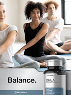 Horbäach DHEA 100mg | 200 Capsules | Supplement for Men and Women | Non-GMO, Gluten Free