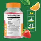 Lifeable Glucose Gummies - Great Tasting Natural Flavor Gummy - Gluten Free GMO-Free Chewable - for Adults and Kids - 90 Gummies
