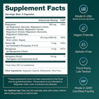Magnesium Glycinate Complex (7-in-1) 500mg with D3 & B6 P5P - Multi-Form Blend with Glycinate, Citrate, Malate, Taurate, Gluconate, Carbonate, & Orotate - Supports Sleep and Muscle Health [Oxide-Free]