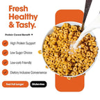 WonderSlim Protein Cereal, Chocolate Peanut Butter, Low Sugar, Gluten Free, Keto Friendly & Low Carb (7ct)