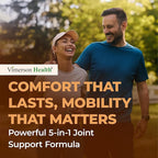 Joint Support Supplement with Glucosamine Sulfate, Hyaluronic Acid, Boswellia & MSM – Supports Joint Health, Mobility & Bone Strength – for Daily Use – FSA Eligible 2 Pack