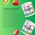 EHP Labs OxyShred Pre Workout Powder - Preworkout Powder with L Glutamine & Acetyl L Carnitine, Energy Boost Drink - Kiwi Strawberry, 60 Servings