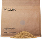ProMix Nutrition Plant-Based Vegan Protein Powder, Raw Chocolate - Pea Protein & Vitamin B-12 - ­Post Workout Fitness & Nutrition Shakes, Smoothies, Baking & Cooking Recipes - 2.5 Pound