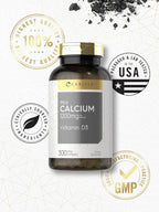 Carlyle Calcium 1200 mg with Vitamin D3 | 300 Softgels | Non-GMO and Gluten Free Supplement