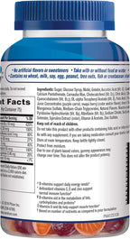 Centrum MultiGummies Gummy Multivitamin for Men, Multivitamin/Multimineral Supplement with Selenium, Antioxidants and Vitamin D3, Assorted Fruit Flavor - 150 Count