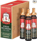 JUNG KWAN JANG Vital Tonic Korean Red Ginseng, Ginger, Fruit Blend Wellness Shots for Energy, Focus, Circulation and Immunity Supplement, 10 Count