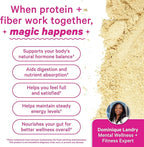 Pink Stork Protein Powder for Women, 20g Plant Based Protein Powder with Fiber + Superfoods, Gluten Free, Dairy Free, Sugar Free, Pregnancy Friendly, Vanilla Protein Shake - 15 Scoops