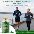 Protein Gummies – 12g High Protein Snack, Zesty Apple Flavor, No Added Sugar, Whey Protein Gummies, Supports Muscle Recovery, Post Workout Supplement (60 Gummies)