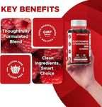 Vitamatic Glucosamine Chondroitin Gummies with MSM & Vitamin E – Joint Support Formula – 60 Pectin-Based Vegan Gummies
