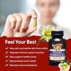Barlean's Evening Primrose Oil Softgels with Gamma-Linolenic Acid (GLA) - Non-GMO, Gluten-Free - 60-Softgels