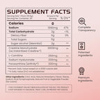 Gains in Bulk Shape Instantized Creatine for Women, Strawberry Fizz Flavor, Vegan Daily Workout Supplement with Hyaluronic Acid and Paraxanthine, Supports Energy and Lean Muscle, 20 Packets